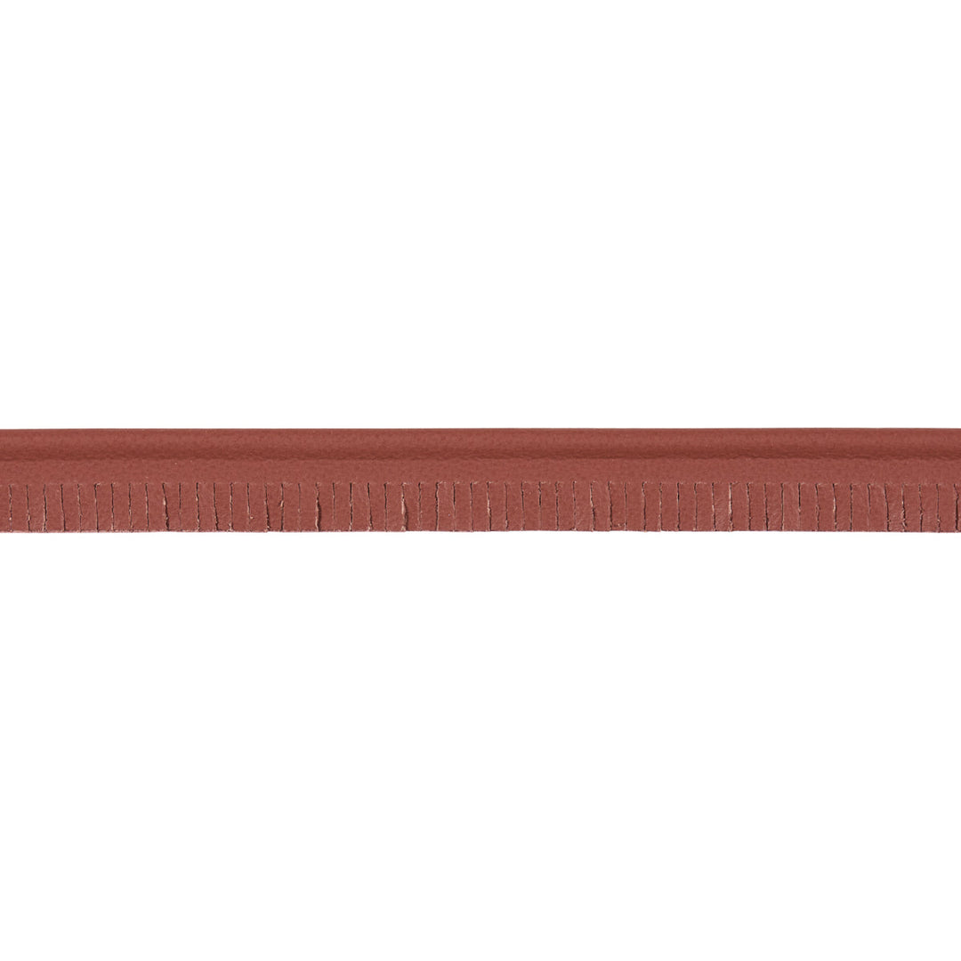Burnham Narrow Leather Piping - Rust by Schumacher Trim