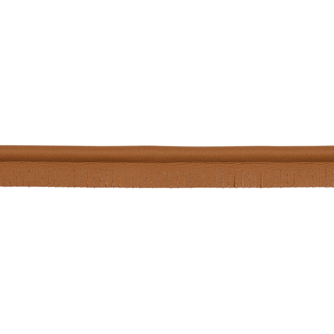 Burnham Medium Leather Piping - Camel by Schumacher Trim