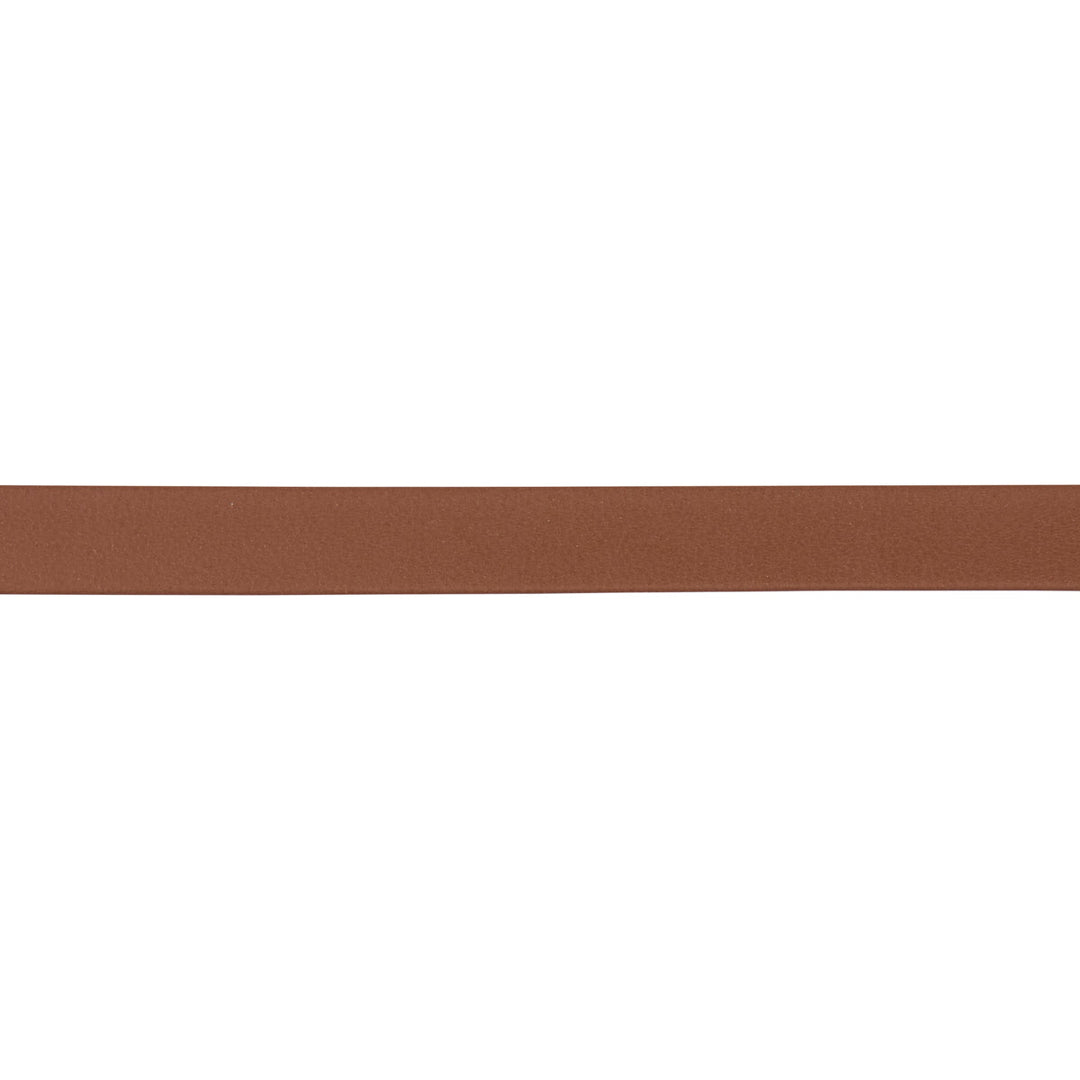 Frazer Narrow Leather Trim - Brown by Schumacher Trim