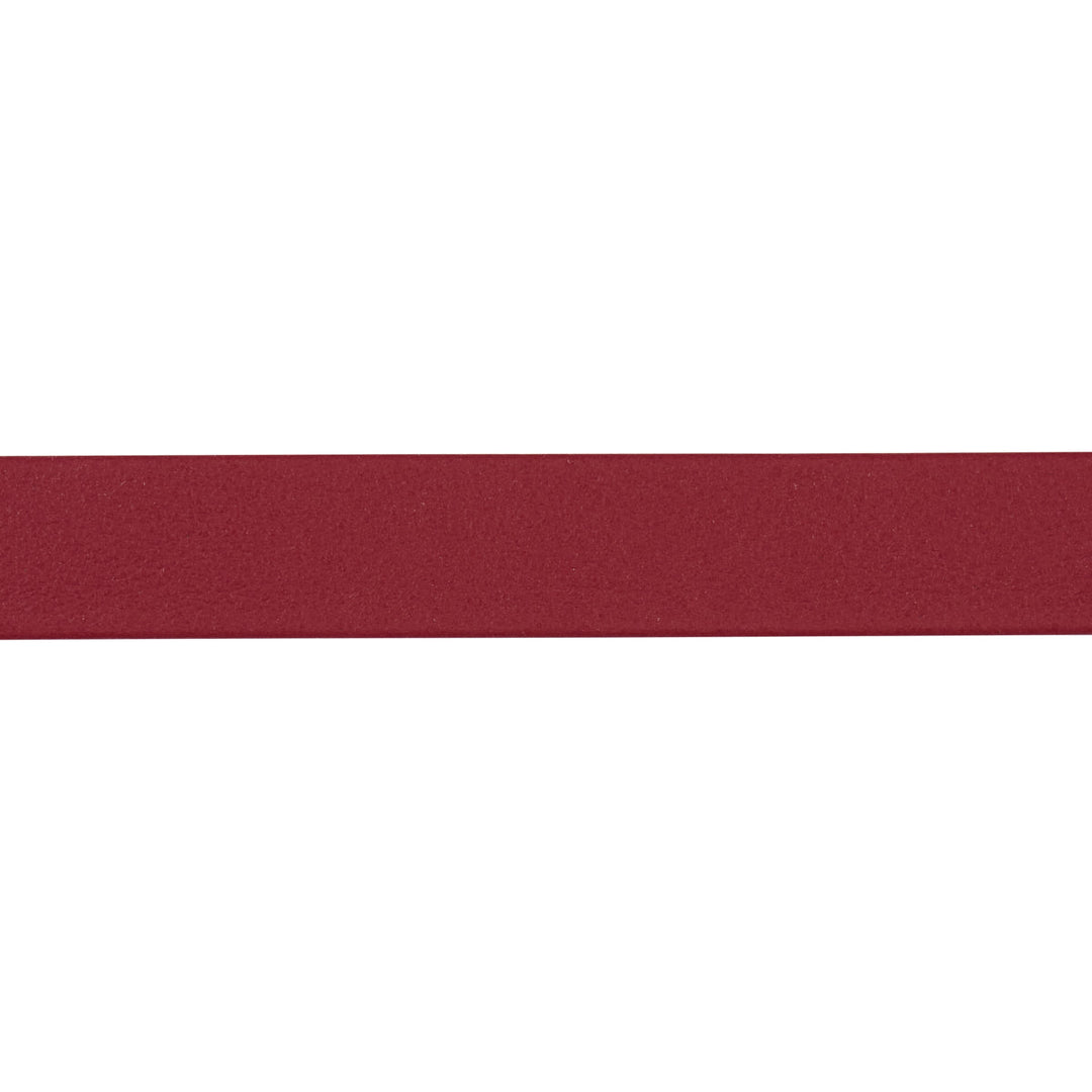 Frazer Medium Leather Trim - Red by Schumacher Trim