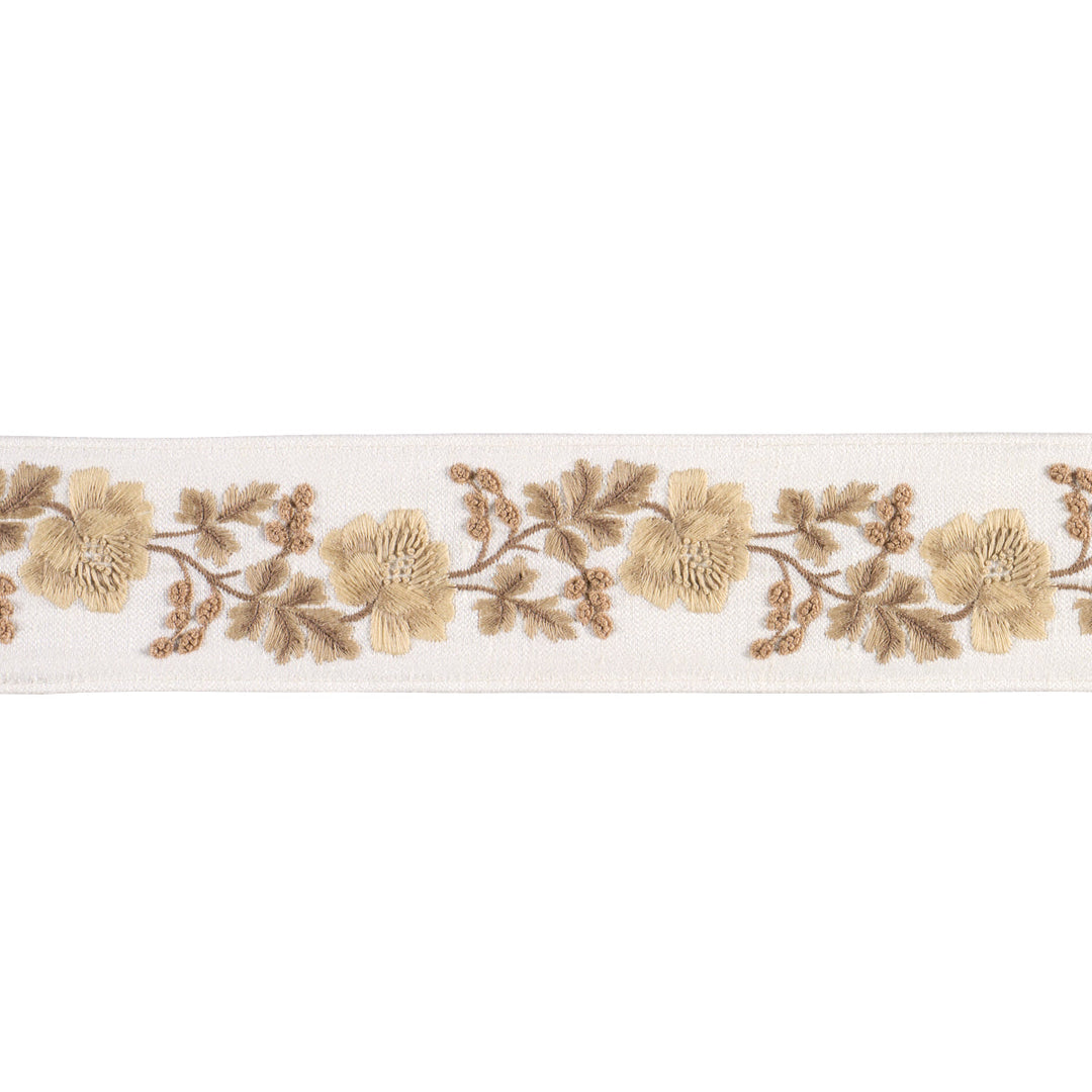 Elise Hand-Embroidered Tape - Harvest by Schumacher Trim