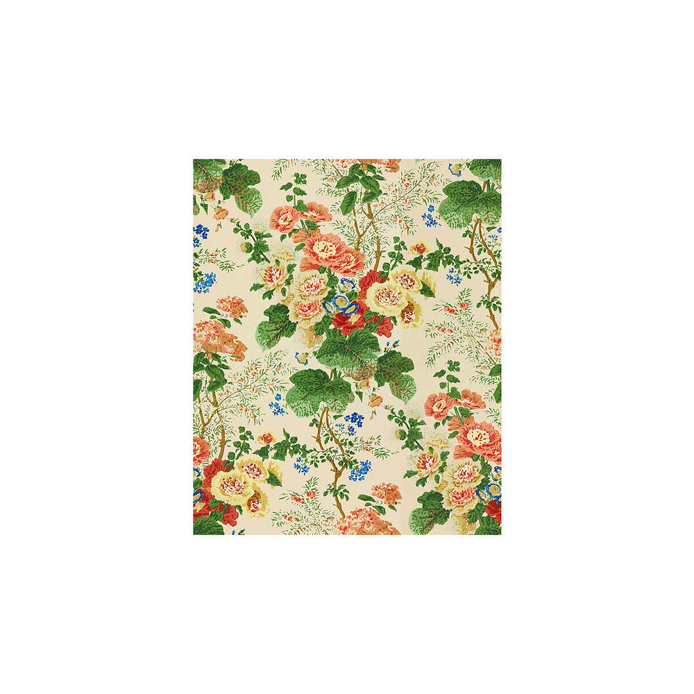 Althea Print Pop/S/B by Lee Jofa Fabric - COTTON - 100% Thailand LIGHT Horizontal: 26.5 and Vertical: 31.75 51 - Fabric Carolina -