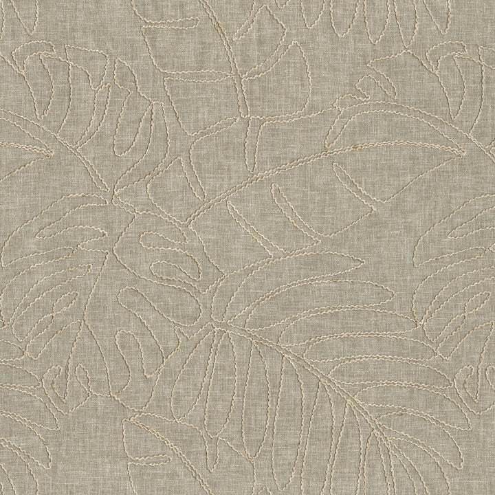 Monstera Emb. Linen 880183 by TOMMY BAHAMA Fabric - Base 55% cotton, 45% polyester / Emb. 50% rayon, 50% linen India 51000 Horizontal: 13.5 and Vertical: 15.5 55 - Fabric Carolina -