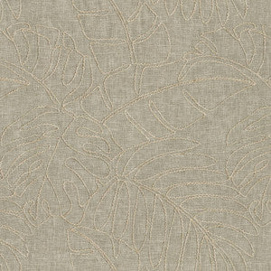 Monstera Emb. Linen 880183 By Tommy Bahama Fabric