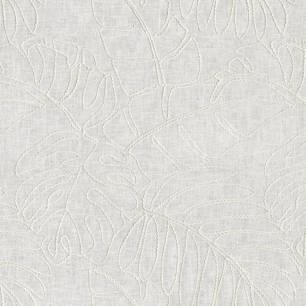 Monstera Emb. Coconut 880184 by TOMMY BAHAMA Fabric - Base 55% cotton, 45% polyester / Emb. 50% rayon, 50% linen India 51000 Horizontal: 13.5 and Vertical: 15.5 55 - Fabric Carolina -