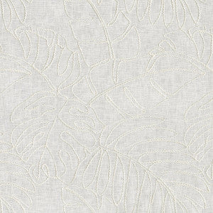 Monstera Emb. Coconut 880184 By Tommy Bahama Fabric