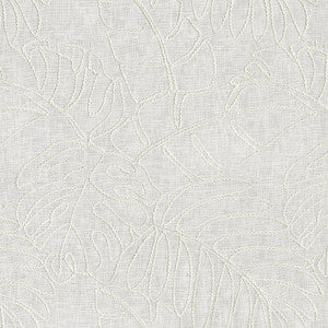 Monstera Emb. Coconut 880184 By Tommy Bahama Fabric