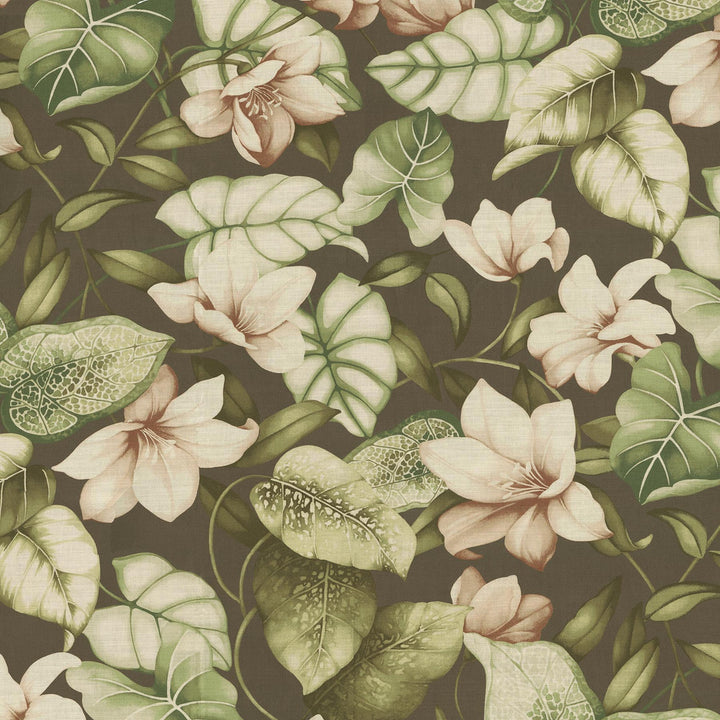 Windemere Garden Mocha 880201 by TOMMY BAHAMA Fabric - 100% cotton Peru 25000 Horizontal: 27 and Vertical: 36 54 - Fabric Carolina -