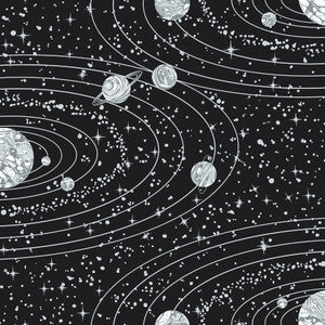 Orbit Black Celestial Wallpaper by Engblad & Co