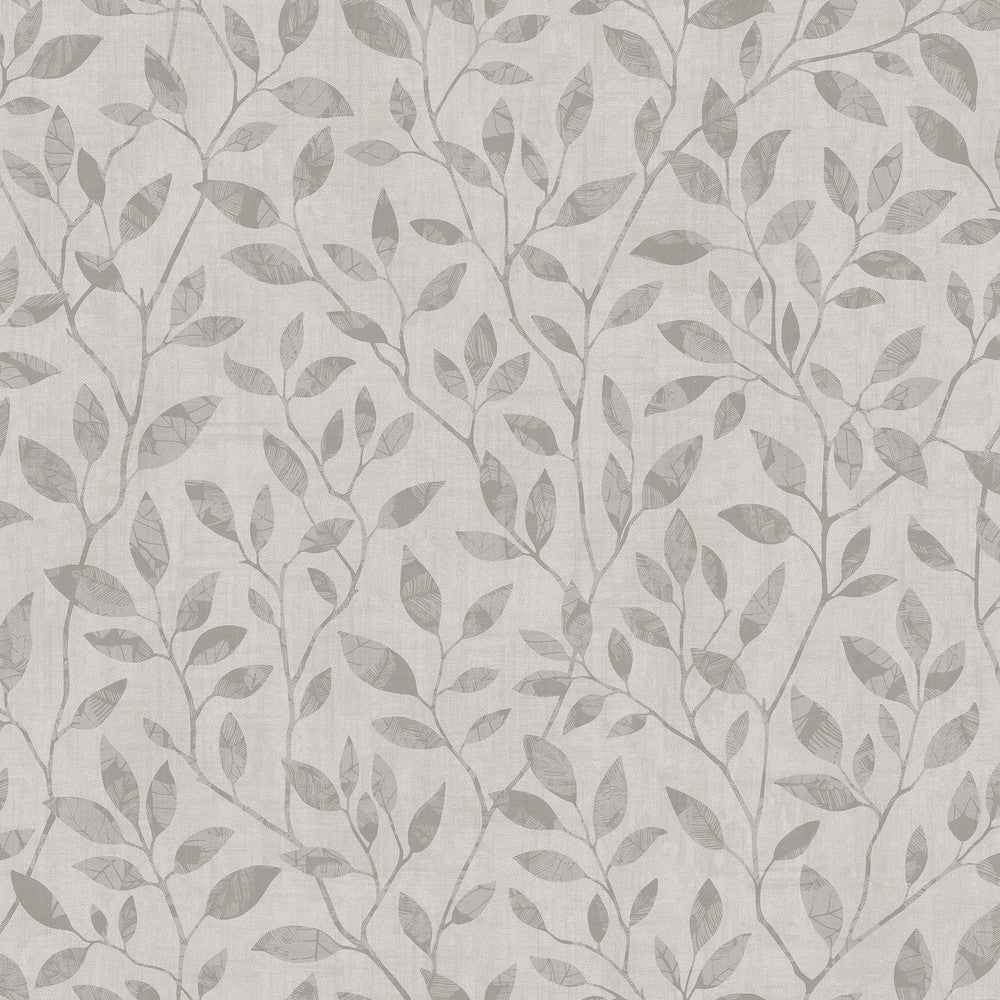 Willow Grey Silhouette Trail Wallpaper by Engblad & Co Graphic World Covers about 57.8 square feet 21-in by 33-ft long roll Unpasted 21 - Fabric Carolina -