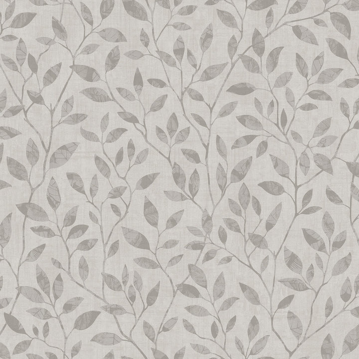 Willow Grey Silhouette Trail Wallpaper by Engblad & Co Graphic World Covers about 57.8 square feet 21-in by 33-ft long roll Unpasted 21 - Fabric Carolina -