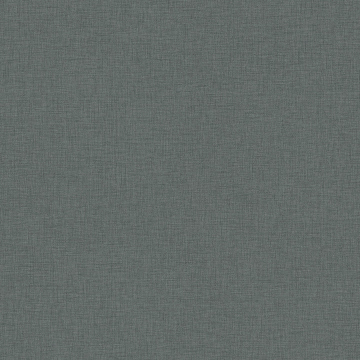 Zack Dark Grey Faux Linen Wallpaper by Engblad & Co Graphic World Covers about 57.8 square feet 21-in by 33-ft long roll Unpasted 0 - Fabric Carolina -