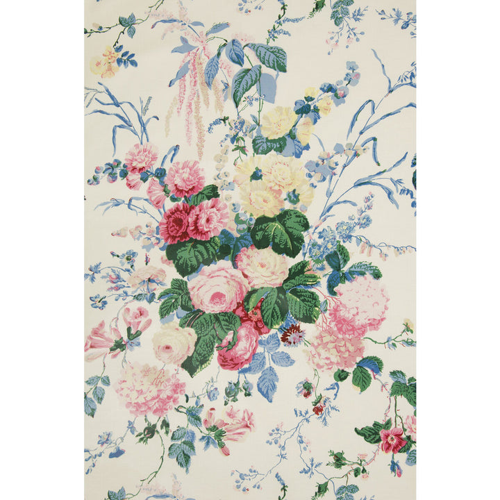 Floral Bouquet White by Lee Jofa Fabric COTTON - 100% Thailand LIGHT Horizontal: 26.5 and Vertical: 34 53 - Fabric Carolina -