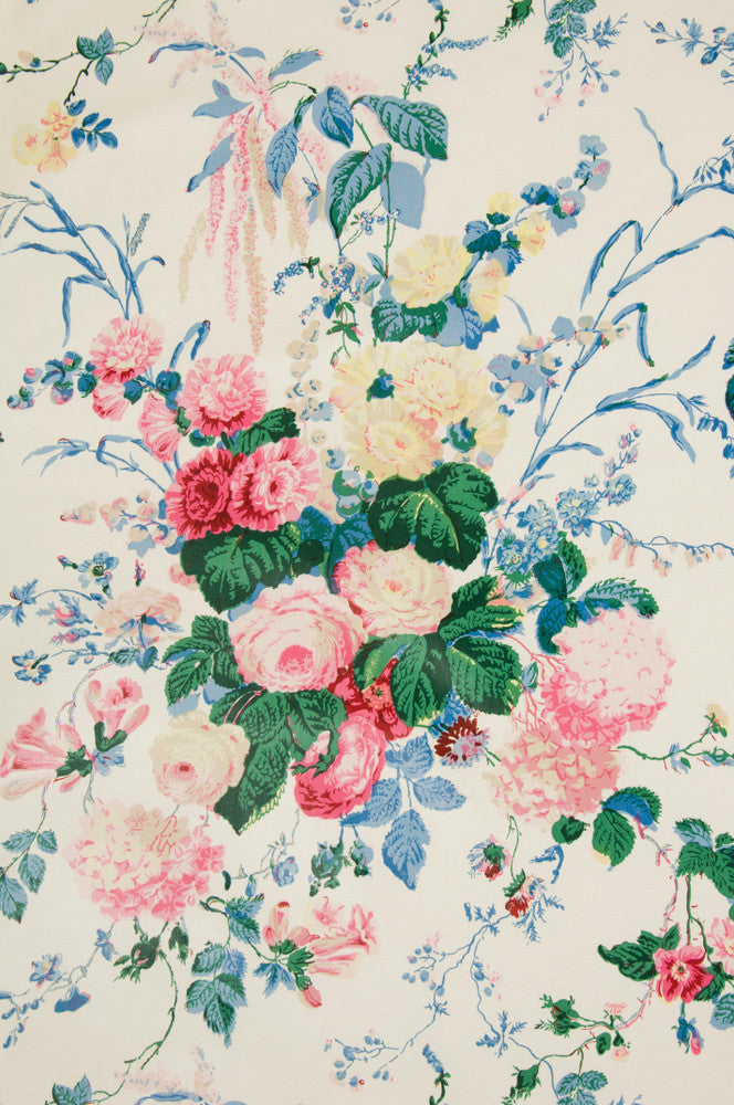 Floral Bouquet White by Lee Jofa Fabric