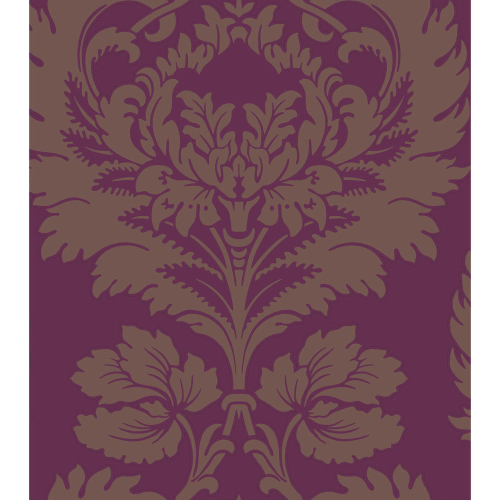 Hovingham Plum by Cole & Son Wallcovering - PAPER - 100% United Kingdom - Horizontal: - and Vertical: 21 21 - Fabric Carolina -