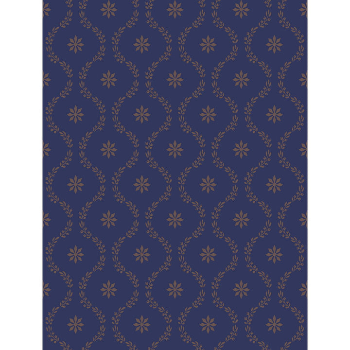 Clandon Navy by Cole & Son Wallcovering PAPER - 100% United Kingdom Horizontal: and Vertical: 5.5 21 - Fabric Carolina -