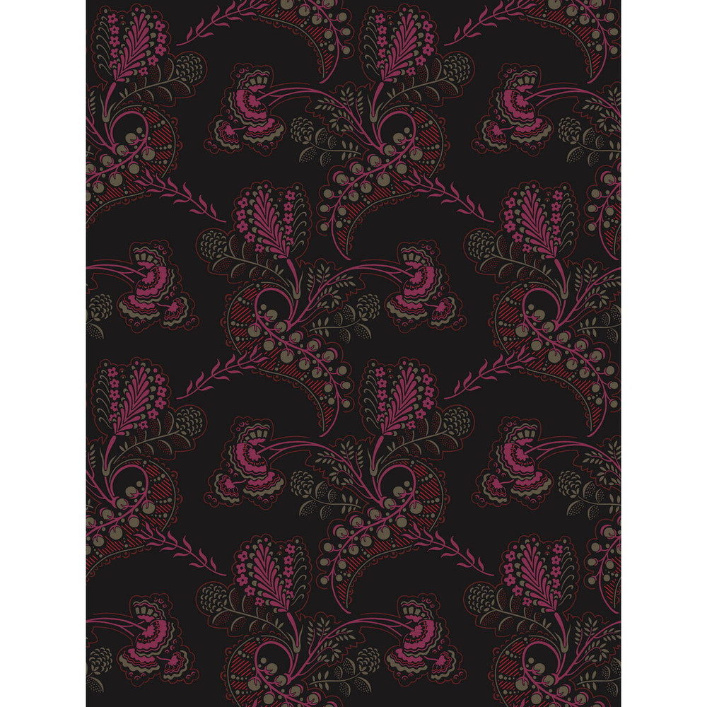 Hartford Noir by Cole & Son Wallcovering PAPER - 100% United Kingdom Horizontal: and Vertical: 13.75 21 - Fabric Carolina -