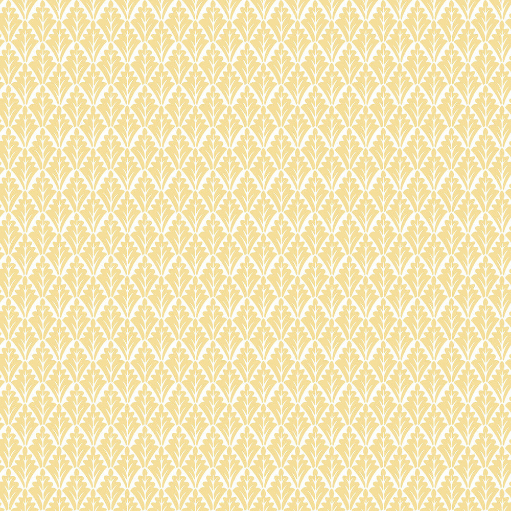 Lee Priory Yellow by Cole & Son Designer Wallcovering PAPER - 100% United Kingdom Horizontal: and Vertical: 21 21 - Swanky Fabrics -