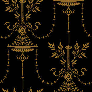Dorset Noir by Cole & Son Wallcovering