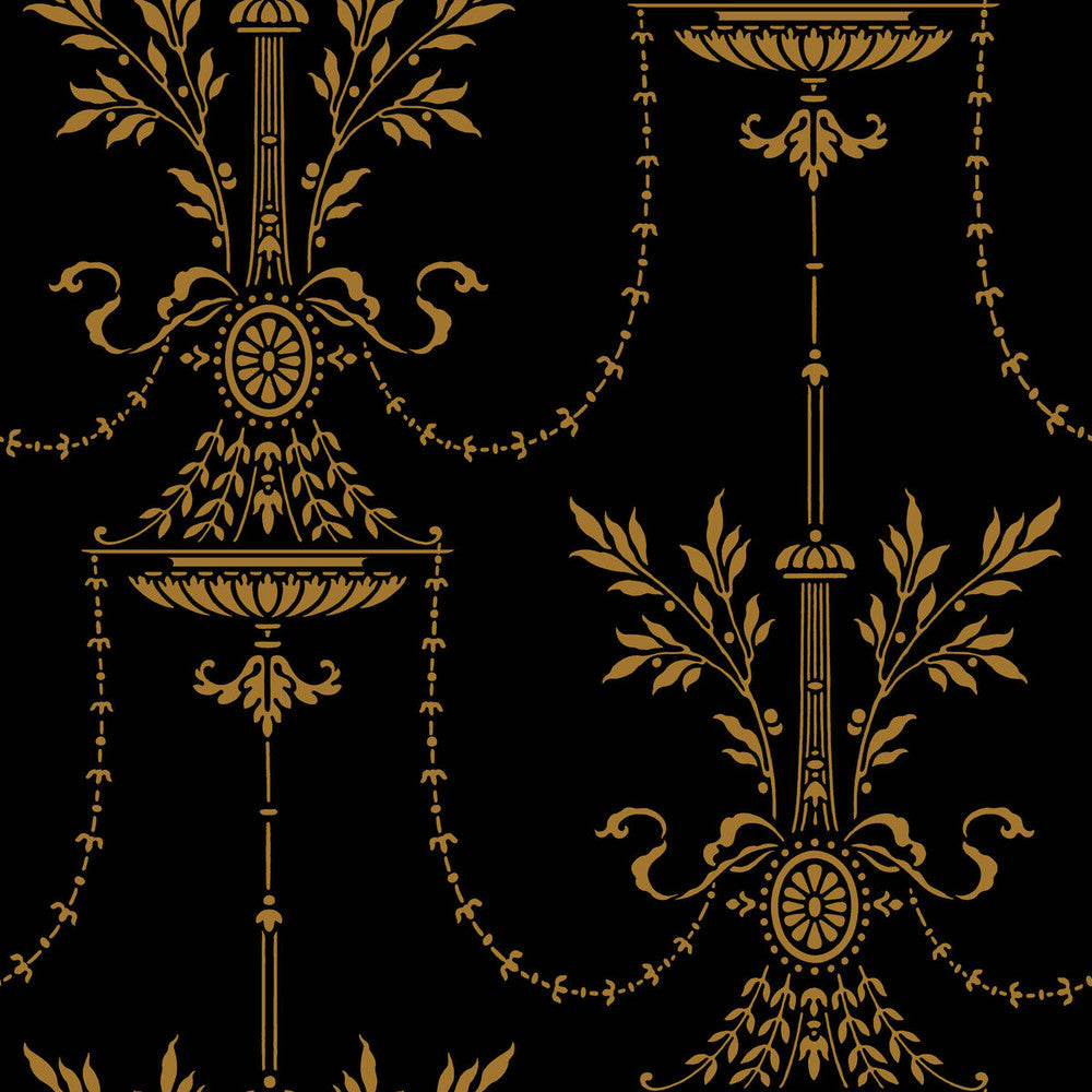 Dorset Noir by Cole & Son Wallcovering PAPER - 100% United Kingdom Horizontal: and Vertical: 21 21 - Fabric Carolina -