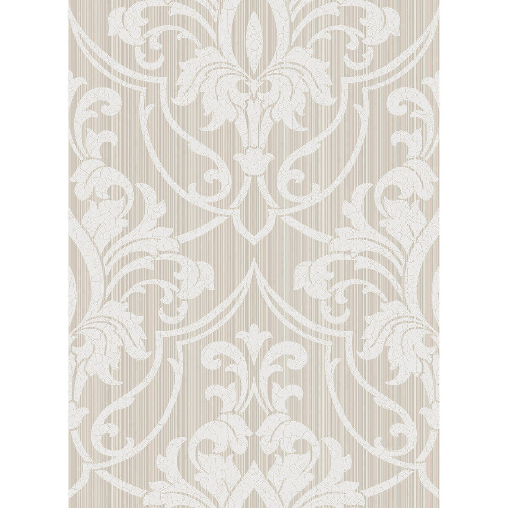 St Petersburg Dsk Tan by Cole & Son Designer Wallcovering PAPER - 100% United Kingdom Horizontal: and Vertical: 28.5 21 - Swanky Fabrics -