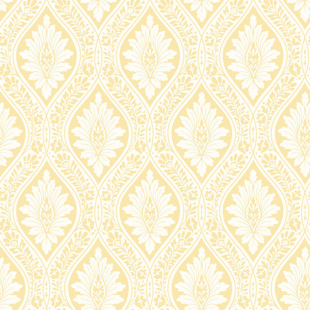 Florence Lemon by Cole & Son Designer Wallcovering PAPER - 100% United Kingdom Horizontal: and Vertical: 21 21 - Swanky Fabrics -