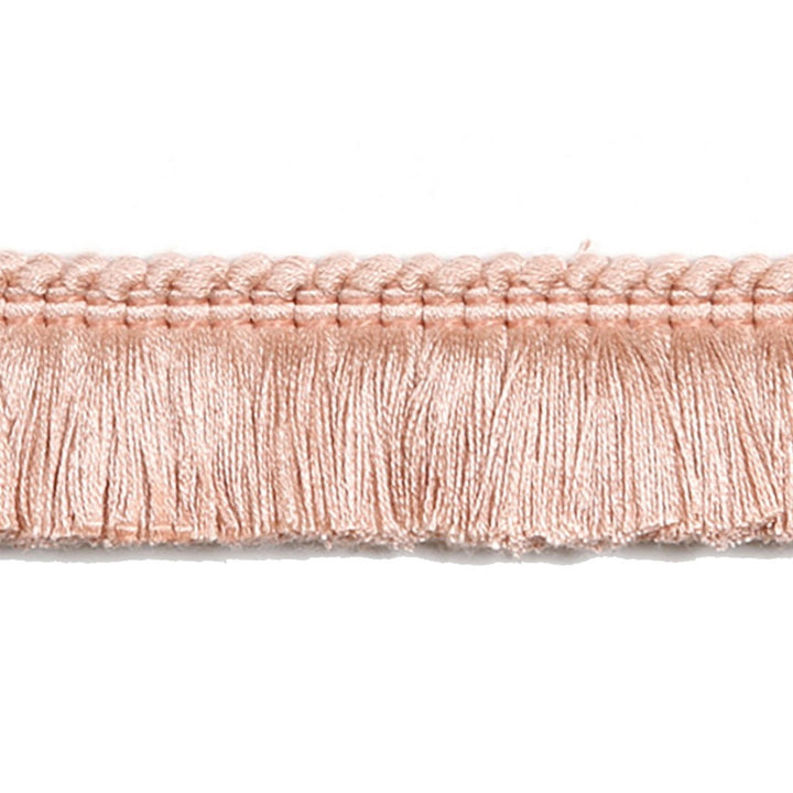 Hellenic Key Brushed Fringe Ballet Pink by Europatex Fabric Hellenic 97% Fibranne, 2% Polyester, 1% Nylon 1.25 inches - Fabric Carolina -
