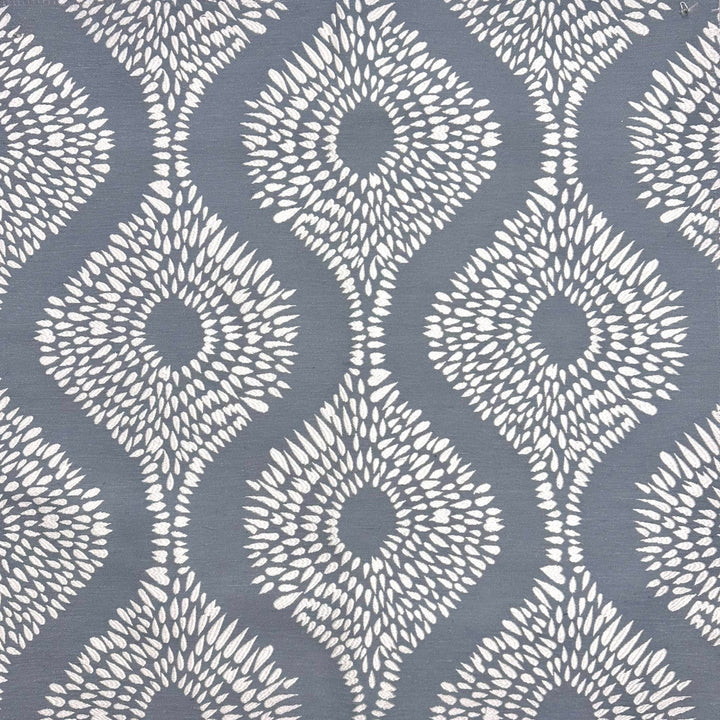 Emb By Lomasi B Glacier by Europatex Fabric Embroideries by Lomasi 70% Polyester, 15% Cotton, 15% Linen 9.71" H, 9.89" V 54.00 inches - Fabric Carolina -