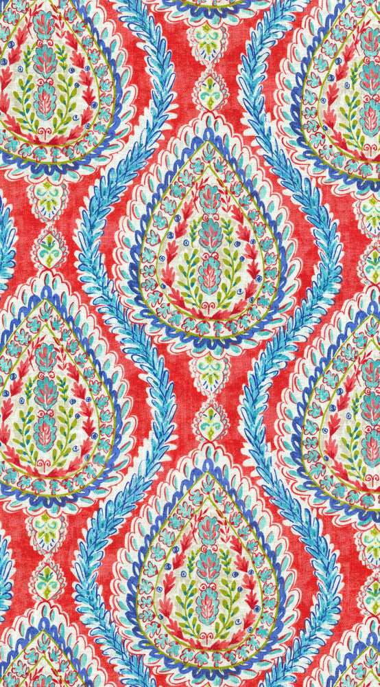 Coconut Row Fiesta 900473 by Dena Home Fabric - Base:100% Polyester Back:100% Polyester woven backing China 24000 Horizontal: 6.75 and Vertical: 13.5 54 - Fabric Carolina -