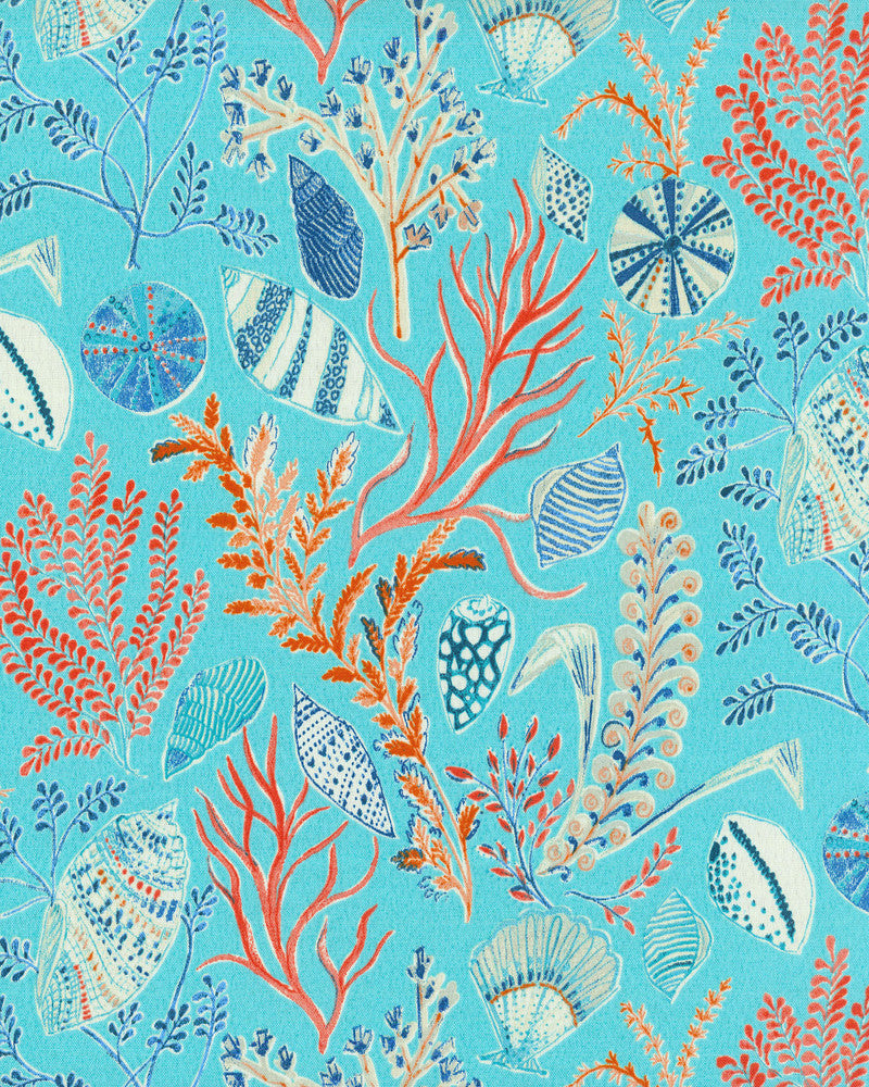 Ddo Sun Dream Reef 900520 by Dena Home Fabric - 100% Spun Polyester U.S.A. 51000 Horizontal: 13.5 and Vertical: 18 54 - Fabric Carolina -