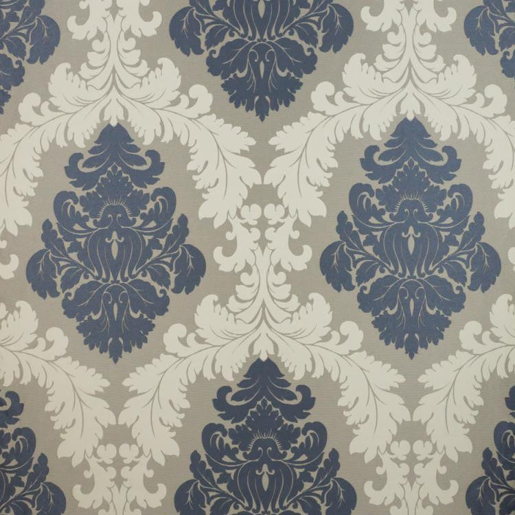 Borghese Damask Platinum by RM CoCo Fabric
