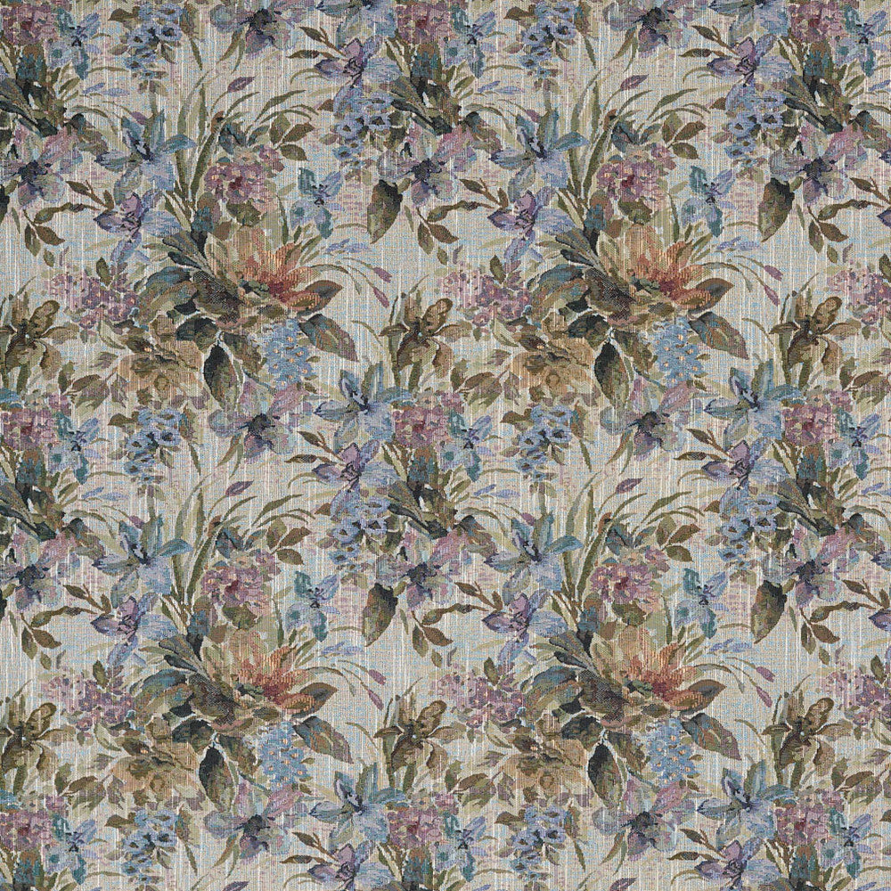 9120 Caribbean by Charlotte Fabric Glorious Gardens 60% Polyester, 29% Cotton, 11% Olefin Canada Exceeds 100,000 Wyzenbeek Rubs (Heavy Duty) Horizontal: 13.5" x Vertical: 13.5" 54 Inches - Fabric Carolina -