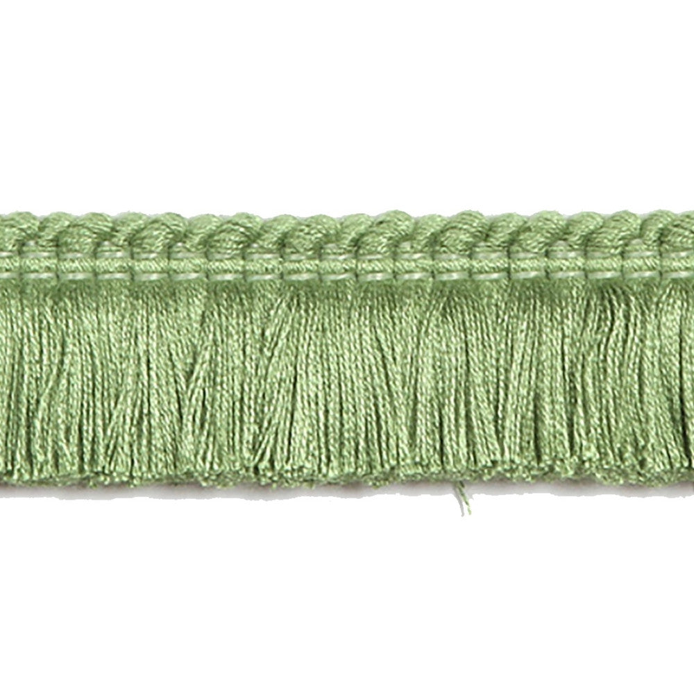 Hellenic Key Brushed Fringe Kiwi by Europatex Fabric Hellenic 97% Fibranne, 2% Polyester, 1% Nylon 1.25 inches - Fabric Carolina -