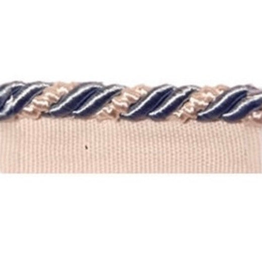 Cord - 867 Cloud Blue by Europatex Fabric Cord 100% Polyester China See Sample Horizontal: N/A and Vertical: N/A 0.38 inches  - Fabric Carolina -