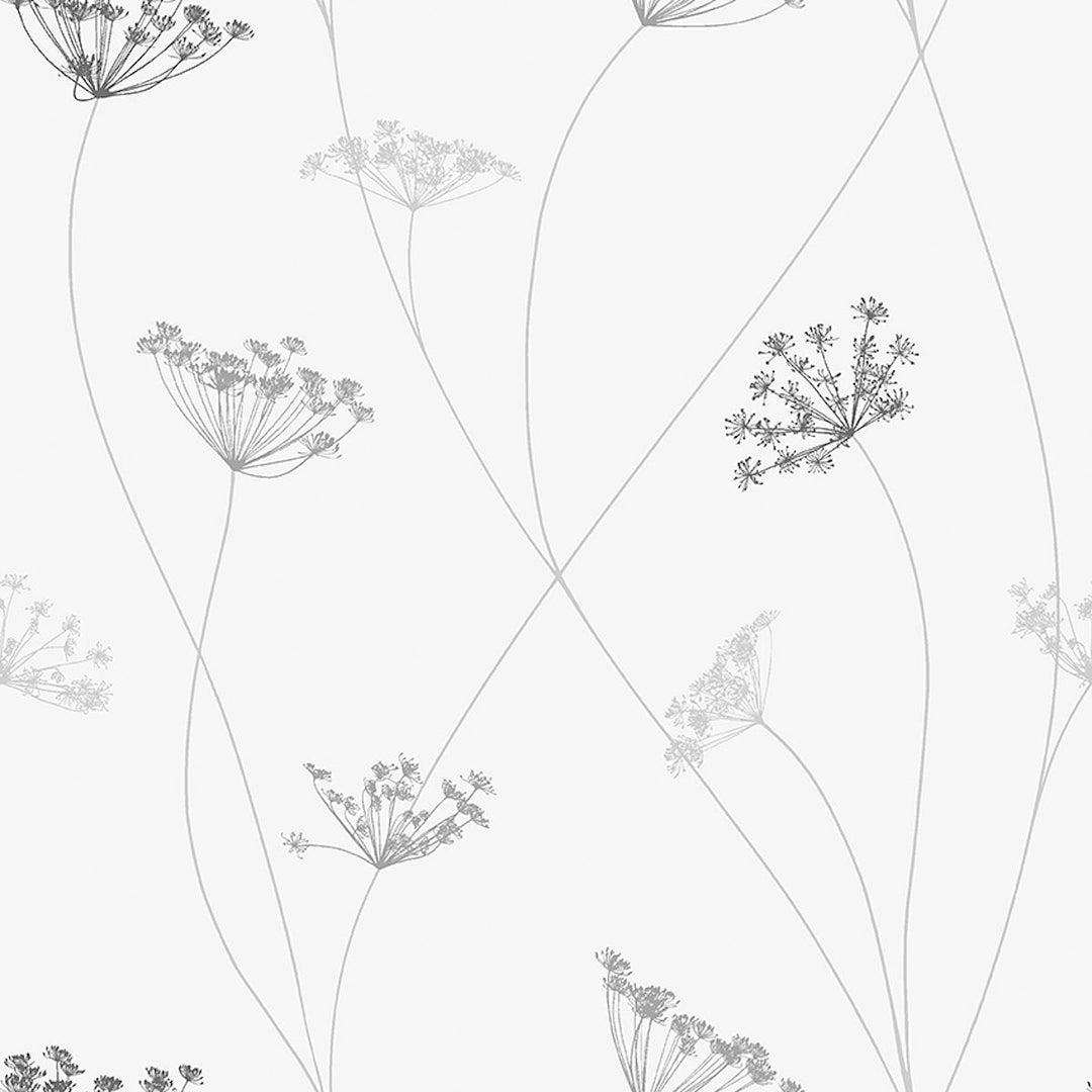 Queen Anne - White by Schumacher Wallcovering