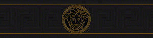 Magesty Border Black Ice by Seabrook Wallpaper