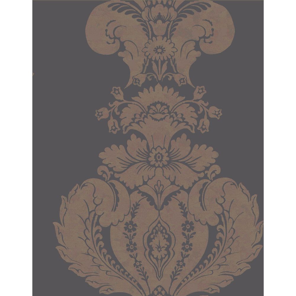 Baudelaire Black And Bronze by Cole & Son Wallcovering COLE & SON ALBEMARLE PAPER - 100% United Kingdom - Horizontal: - and Vertical: 25.22 20 - Fabric Carolina -