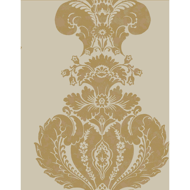 Baudelaire Linen And Gold by Cole & Son Designer Wallcovering COLE & SON ALBEMARLE PAPER - 100% United Kingdom - Horizontal: - and Vertical: 25.22 20 - Swanky Fabrics -