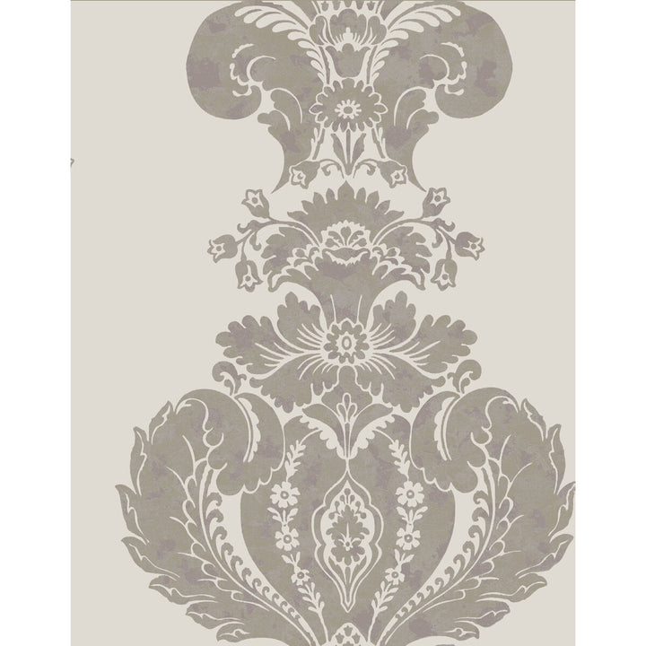 Baudelaire Grey And Silver by Cole & Son Wallcovering COLE & SON ALBEMARLE PAPER - 100% United Kingdom Horizontal: and Vertical: 25.22 20 - Fabric Carolina -