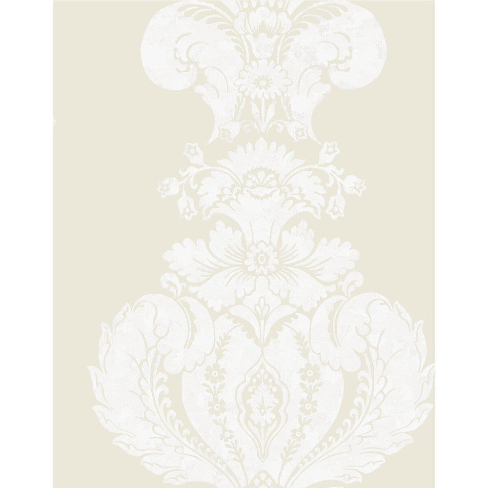 Baudelaire White And Ivory by Cole & Son Wallcovering COLE & SON ALBEMARLE PAPER - 100% United Kingdom - Horizontal: - and Vertical: 25.22 20 - Fabric Carolina -