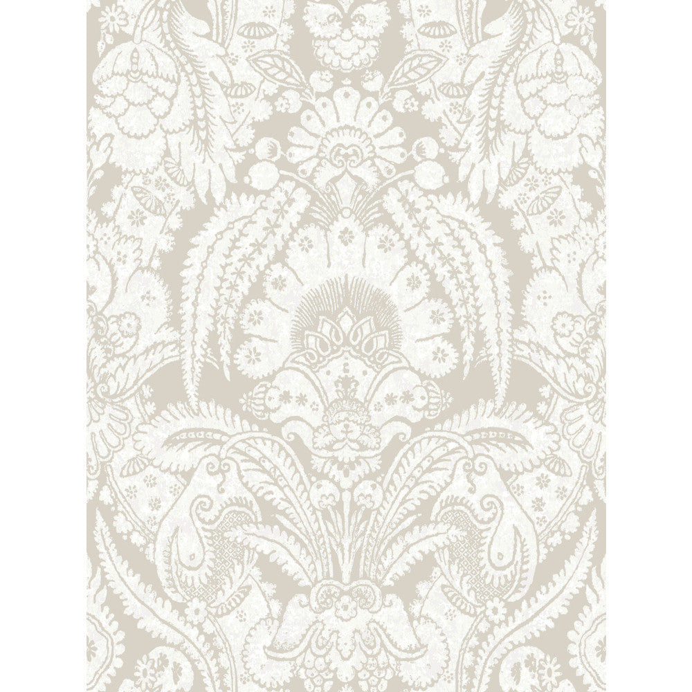 Chatterton Shell & Ivory by Cole & Son Wallcovering COLE & SON ALBEMARLE PAPER - 100% United Kingdom Horizontal: and Vertical: 36.01 27 - Fabric Carolina -