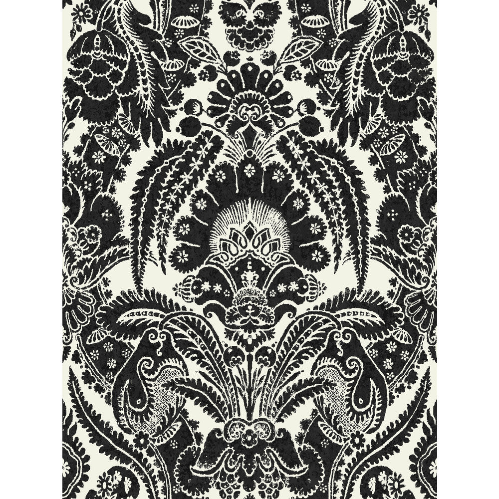 Chatterton Black And White by Cole & Son Wallcovering COLE & SON ALBEMARLE PAPER - 100% United Kingdom Horizontal: and Vertical: 36.01 27 - Fabric Carolina -