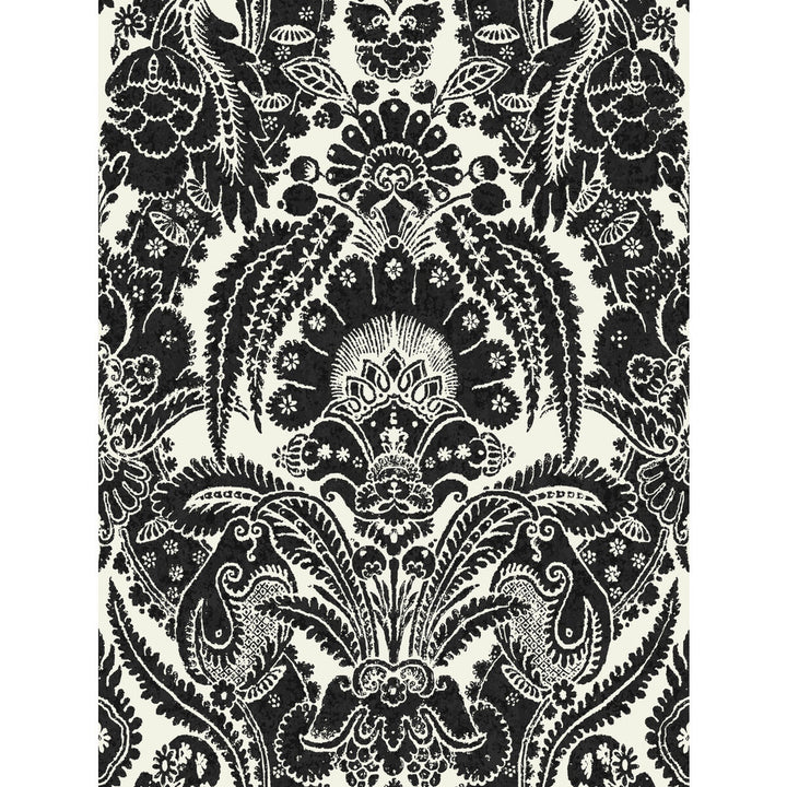 Chatterton Black And White by Cole & Son Wallcovering COLE & SON ALBEMARLE PAPER - 100% United Kingdom - Horizontal: - and Vertical: 36.01 27 - Fabric Carolina -