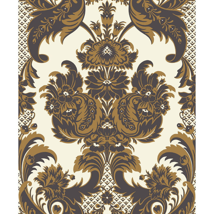 Wyndham Black & Gold by Cole & Son Wallcovering Cole & Son Wallcovering Wyndham Black & GoldWallcovering COLE & SON ALBEMARLE PAPER - 100% United Kingdom </p><p>Repeat: H: , V: 25.22 21 - Fabric Carolina -
