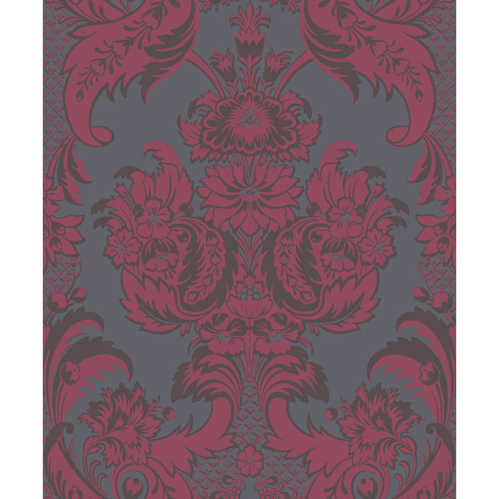 Wyndham Red And Slate by Cole & Son Wallcovering COLE & SON ALBEMARLE PAPER - 100% United Kingdom - Horizontal: - and Vertical: 25.22 21 - Fabric Carolina -