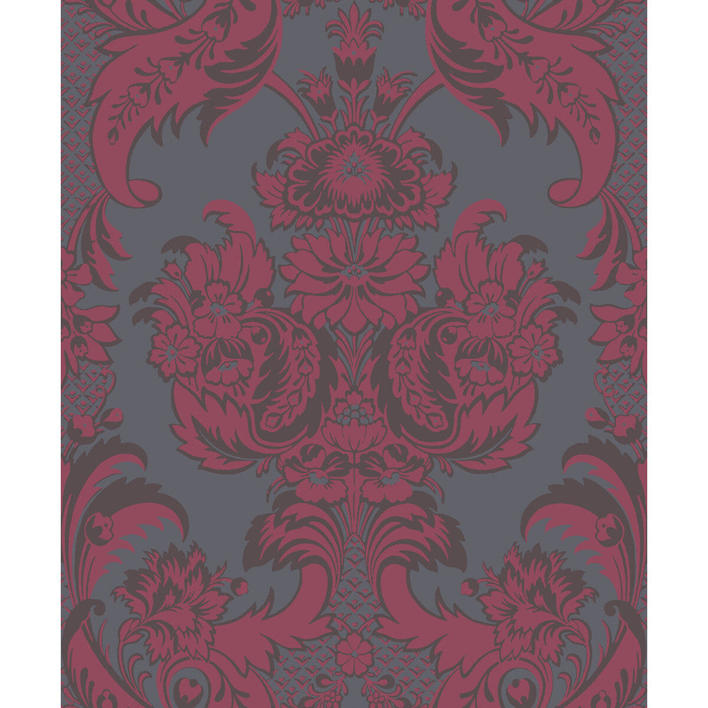 Wyndham Red And Slate by Cole & Son Wallcovering COLE & SON ALBEMARLE PAPER - 100% United Kingdom Horizontal: and Vertical: 25.22 21 - Fabric Carolina -