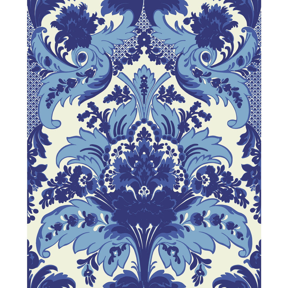 Aldwych Blue & White by Cole & Son Wallcovering COLE & SON ALBEMARLE PAPER - 100% United Kingdom Horizontal: and Vertical: 25.22 20 - Fabric Carolina -