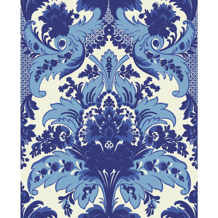 Aldwych Blue & White by Cole & Son Wallcovering COLE & SON ALBEMARLE PAPER - 100% United Kingdom - Horizontal: - and Vertical: 25.22 20 - Fabric Carolina -