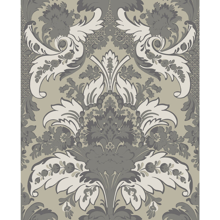 Aldwych Silver And White by Cole & Son Wallcovering COLE & SON ALBEMARLE PAPER - 100% United Kingdom Horizontal: and Vertical: 25.22 20 - Fabric Carolina -