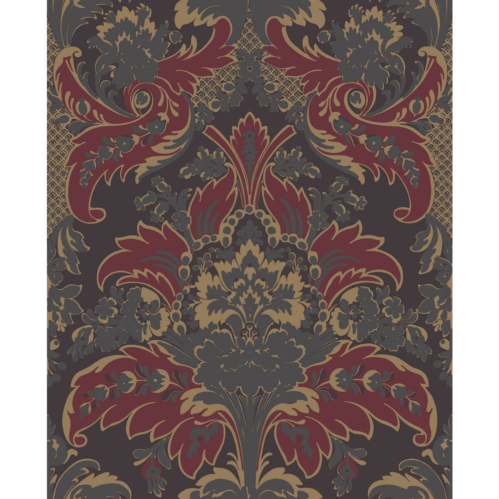 Aldwych Red And Gold by Cole & Son Wallcovering COLE & SON ALBEMARLE PAPER - 100% United Kingdom - Horizontal: - and Vertical: 25.22 20 - Fabric Carolina -